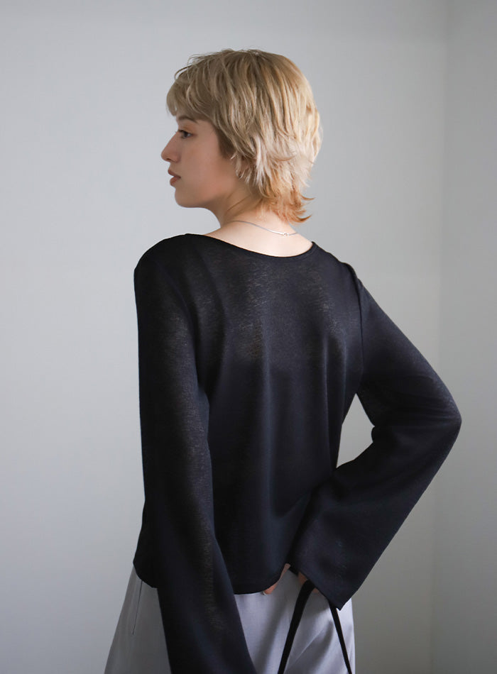 2WAYリボンスラブシアートップス – SELECT MOCA
