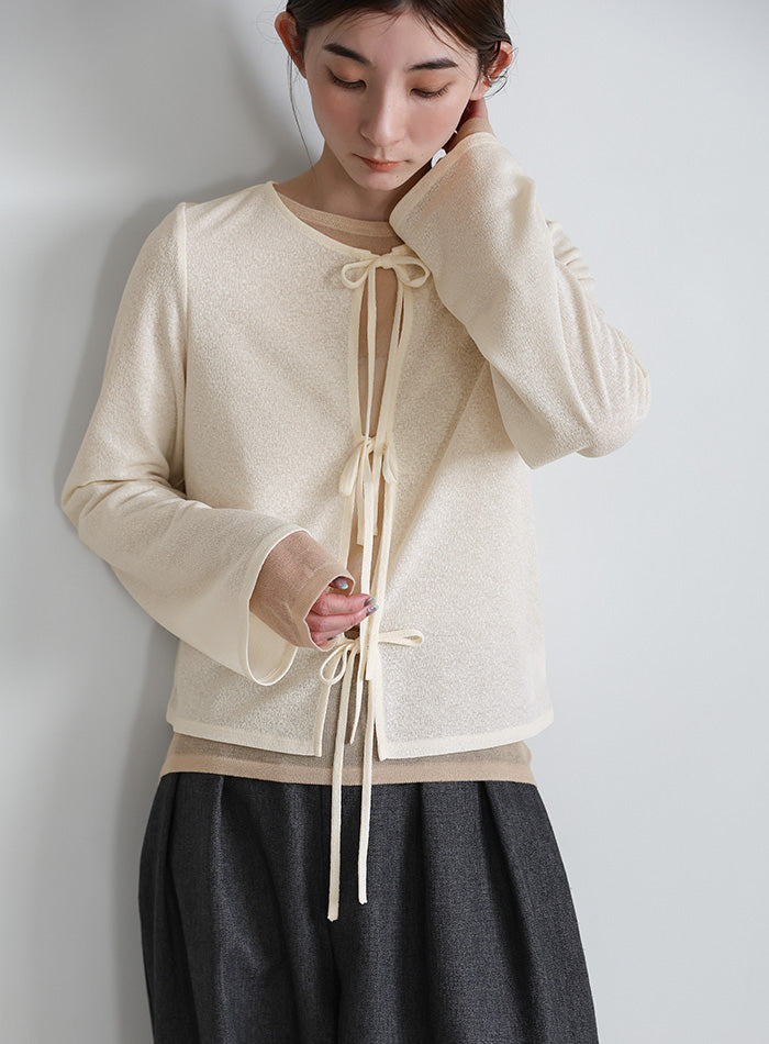 2WAYリボンスラブシアートップス – SELECT MOCA