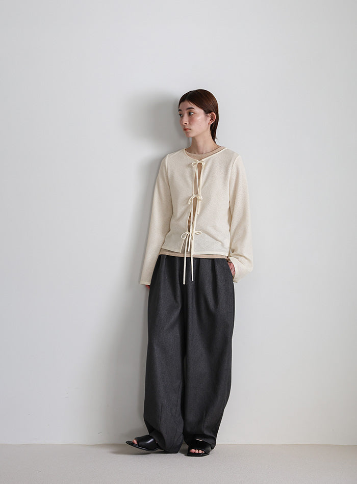 2WAYリボンスラブシアートップス – SELECT MOCA