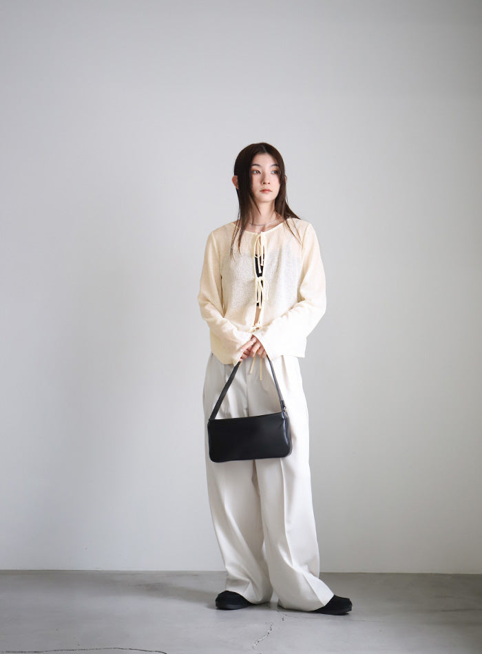 2WAYリボンスラブシアートップス – SELECT MOCA