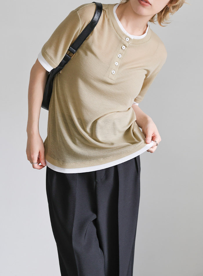 【最終値下げ】【美品】St.ANDREWS レディース モックネック -E3-83-9B-E3-83-AF-E3-82-A4-E3