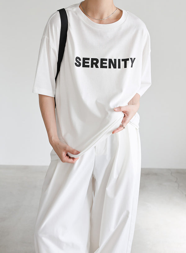 オーバーサイズオリジナルプリントTシャツ