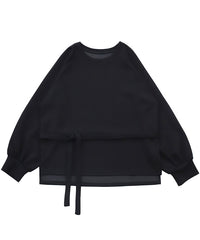【Et】ウエストリボンダンボールトップス