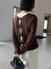 2WAYツイストシアーテレコトップス【by SON】