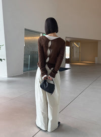 2WAYツイストシアーテレコトップス【by SON】