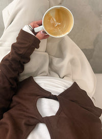 2WAYツイストシアーテレコトップス【by SON】