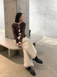 2WAYツイストシアーテレコトップス【by SON】