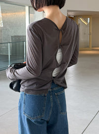 2WAYツイストシアーテレコトップス【by SON】