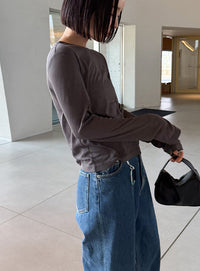 2WAYツイストシアーテレコトップス【by SON】