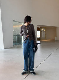 2WAYツイストシアーテレコトップス【by SON】