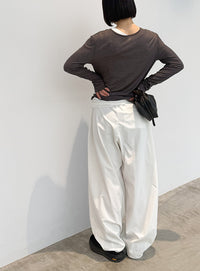 2WAYツイストシアーテレコトップス【by SON】