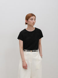 【8色展開】【2サイズ展開】べーシックパイルTシャツ