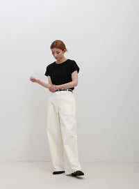 【8色展開】【2サイズ展開】べーシックパイルTシャツ