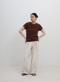 【8色展開】【2サイズ展開】べーシックパイルTシャツ