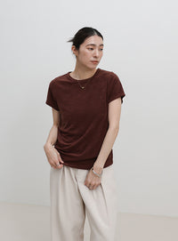 【8色展開】【2サイズ展開】べーシックパイルTシャツ
