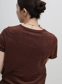 【8色展開】【2サイズ展開】べーシックパイルTシャツ