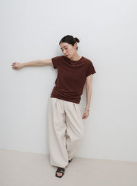 【8色展開】【2サイズ展開】べーシックパイルTシャツ