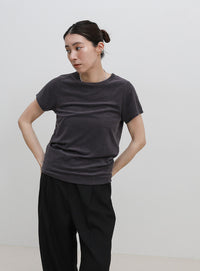 【8色展開】【2サイズ展開】べーシックパイルTシャツ