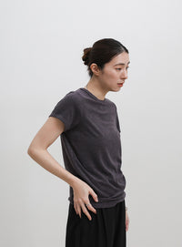 【8色展開】【2サイズ展開】べーシックパイルTシャツ