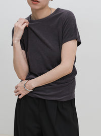 【8色展開】【2サイズ展開】べーシックパイルTシャツ