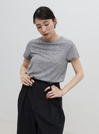 【8色展開】【2サイズ展開】べーシックパイルTシャツ