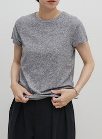 【8色展開】【2サイズ展開】べーシックパイルTシャツ