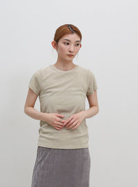 【8色展開】【2サイズ展開】べーシックパイルTシャツ