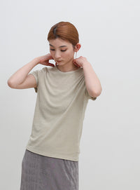 【8色展開】【2サイズ展開】べーシックパイルTシャツ