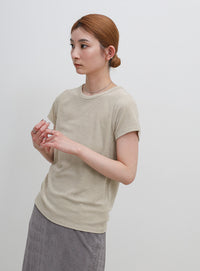 【8色展開】【2サイズ展開】べーシックパイルTシャツ