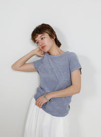【8色展開】【2サイズ展開】べーシックパイルTシャツ