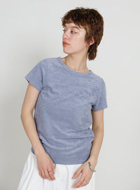【8色展開】【2サイズ展開】べーシックパイルTシャツ