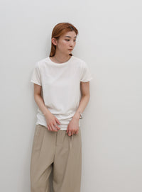 【8色展開】【2サイズ展開】べーシックパイルTシャツ