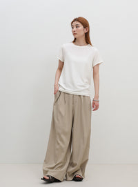 【8色展開】【2サイズ展開】べーシックパイルTシャツ