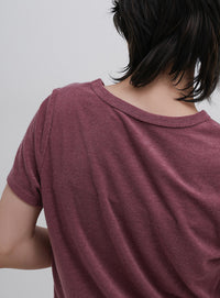 【8色展開】【2サイズ展開】べーシックパイルTシャツ