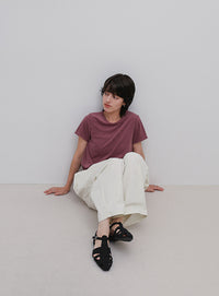 【8色展開】【2サイズ展開】べーシックパイルTシャツ