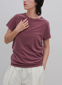 【8色展開】【2サイズ展開】べーシックパイルTシャツ
