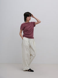 【8色展開】【2サイズ展開】べーシックパイルTシャツ