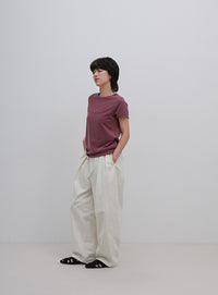 【8色展開】【2サイズ展開】べーシックパイルTシャツ