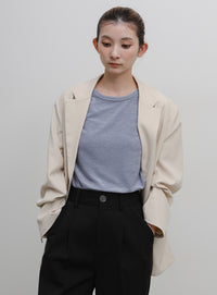 【8色展開】【2サイズ展開】べーシックパイルTシャツ