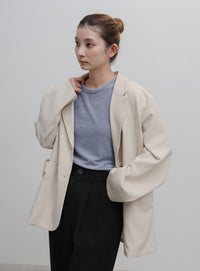 【8色展開】【2サイズ展開】べーシックパイルTシャツ
