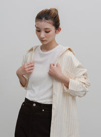 【8色展開】【2サイズ展開】べーシックパイルTシャツ
