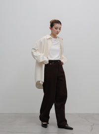 【8色展開】【2サイズ展開】べーシックパイルTシャツ