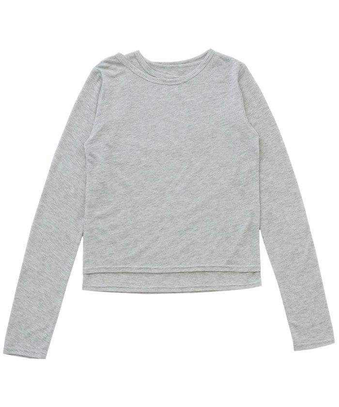 シアーレイヤードアシメネックトップス – SELECT MOCA
