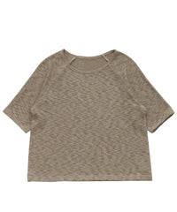 メランジシアーラグランTシャツ