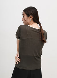 リンガーシアーTシャツ