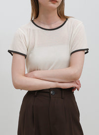 リンガーシアーTシャツ