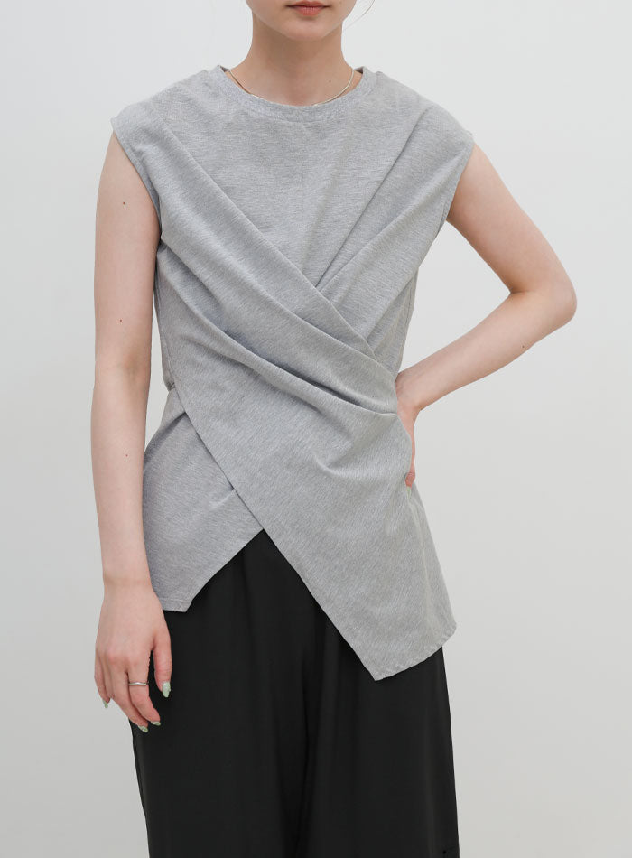 ウエストラップノースリーブトップス – SELECT MOCA