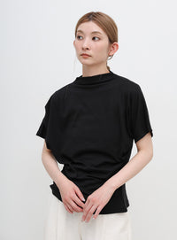 プチハイサイドドレープトップス