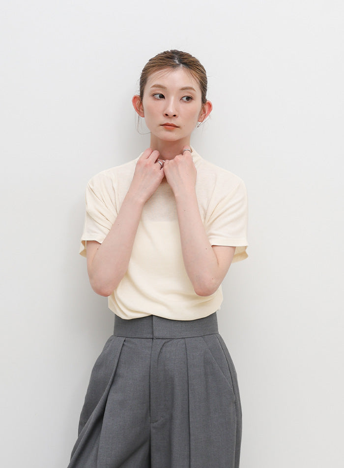 プチハイサイドドレープトップス – SELECT MOCA