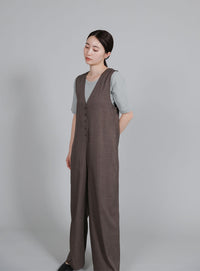 【Et】side-slit ribbed T-shirt